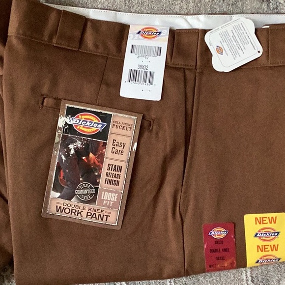 Dickies - Double Knee Work Pants, Loose Fit, New With Tags - Quantity Two, 38x32 - Picture 5 of 16